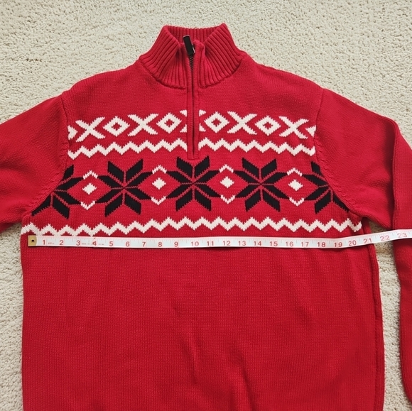 Chaps Holiday Winter Snowflake Knit Sweater - Picture 5 of 6